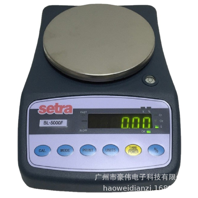 原装西特电子精密天平BL-5100F 百分之一克0.01g砝码校准