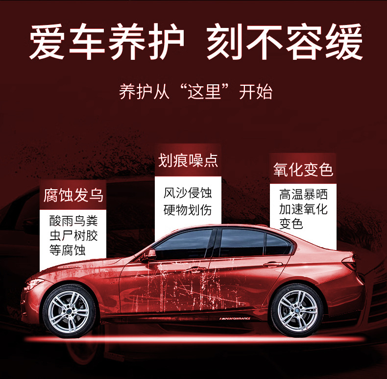 Factory Direct Sales Car Coating Agent, Deep Nourishment, Anti-Fouling, Waterproof Car Paint Maintenance Liquid, Enhances Mirror Shine, Nojie