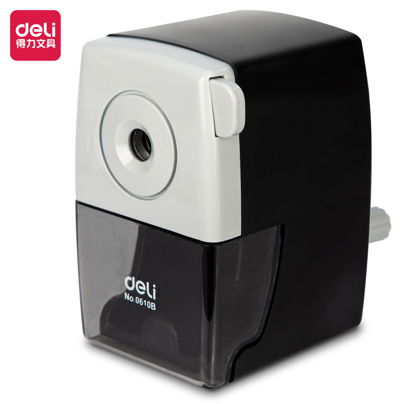 Deli 0610B Hand-Cranked Pencil Sharpener, Simple and Fashionable Pencil Sharpener, Pencil Planer, Student Pencil Sharpener, Office Wholesale Deli 0610B Hand-Cranked Pencil Sharpener, Simple and Fashionable Pencil Sharpener, Pencil Planer, Student Pencil Sharpener, Office Wholesale