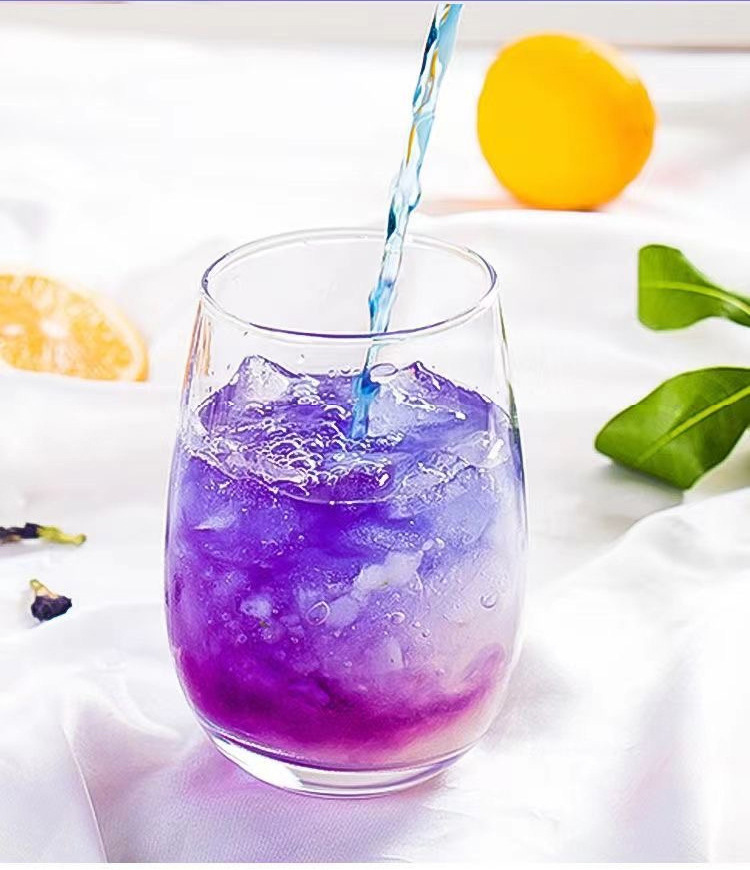 Butterfly Pea Flower Tea Lan Hu Die 25g Bottle Blue Herbal Tea for Cold Brew and Colorful Drinks quality and texture