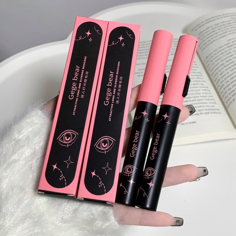 Gege bear charming long mascara small brush head long curling thick waterproof sweat-proof with brush TikTok