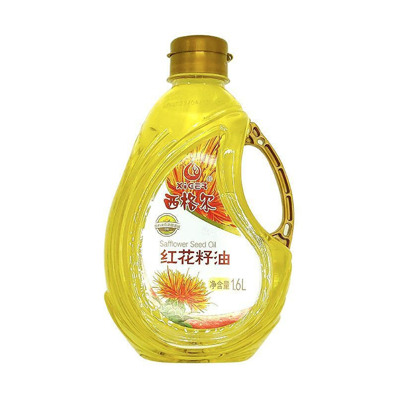 西格尔新疆西格尔食用红花籽油1.6升一级压榨新疆塔城纯批发零售