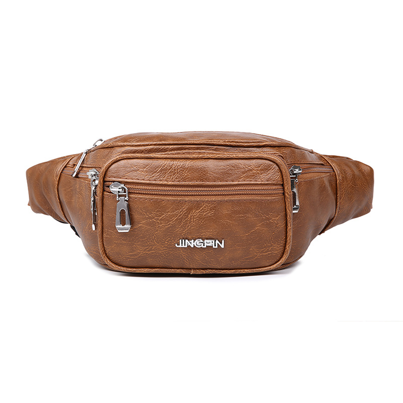 Cross-Border Large-Capacity Waist Bag for Men, New Multi-Compartment Backpack for Women, Business Wallet, Casual Mobile Phone Bag, Cross-Body Chest Bag