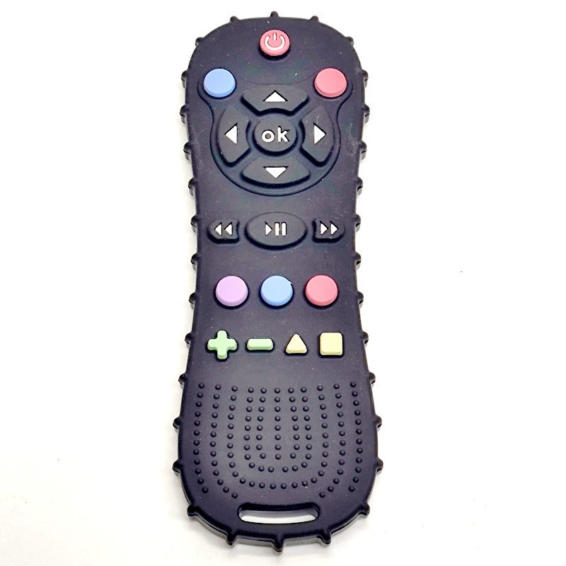 Children's silicone protective teether, appeases gloves, chewy bracelet, toy, Amazon, remote control