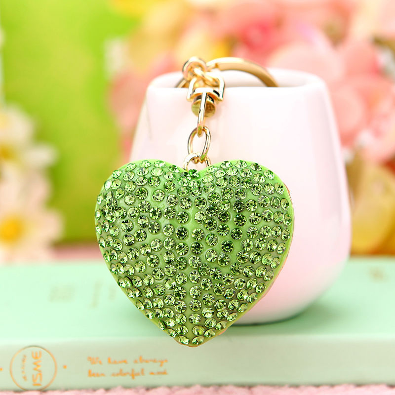 50g Weight Bag Pendant, Keychain Classification 1 Piece Quantity Holiday, Outdoor Occasion Metal Material Heart Shape Pattern Women's Gender Sweet, Simple Style Style Sweet Simple Style Heart Shape Metal Women's Bag Pendant Keychain 8