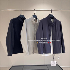 IN BLUE 高端线！男士高密定织面料吸湿速干3D裁剪立领夹克外套