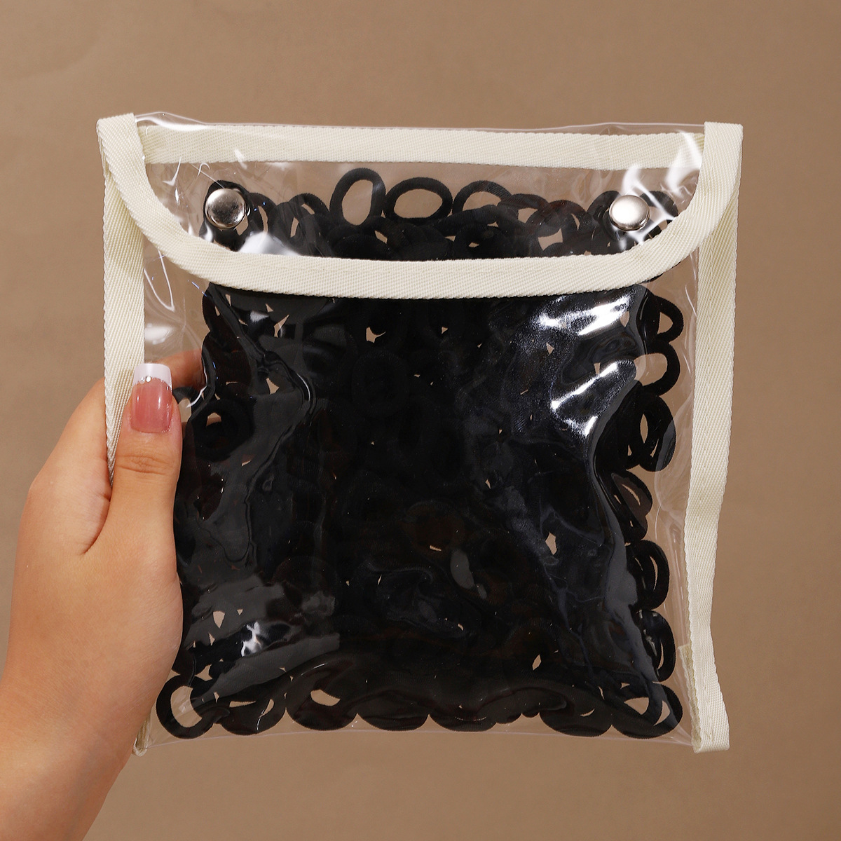 Anillo de cabello de color para niños 3cm gran no lesiones cabello de cabello de cola de caballo alta cuerda de cabello niñas correa de goma de alta elasticidad
