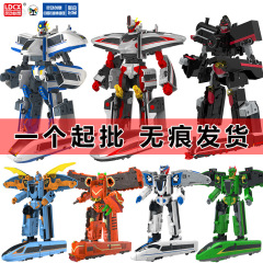 正規版霊動列車スーパーマン変形玩具少年金剛復興号列車高速鉄道合体ロボット児童