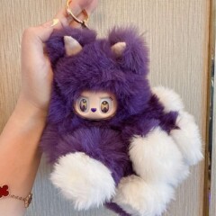 新製品 labubu 九尾キツネシリーズ labubu ブラインドボックス変更ベビーぬいぐるみペンダントランドセルペンダント人形小さなギフト