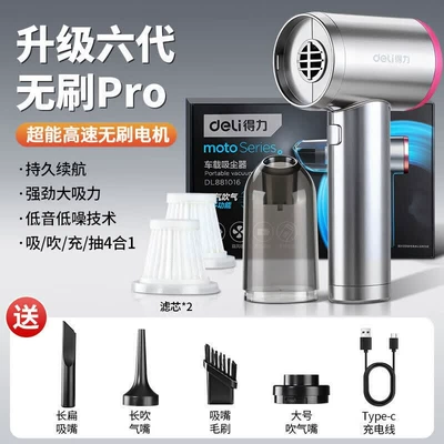 Deli Car Vacuum Cleaner Handheld Tozsoranlar - brushless-purple-4-in-1-vacuum-cleaner-11000pa