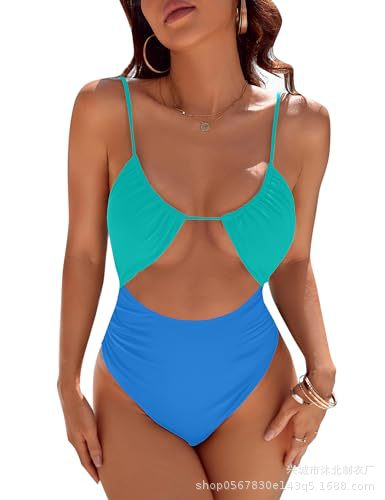 Nuevo traje de baño de una pieza estilo europeo y americano para mujer, sexy y con control de abdomen, de Amazon 2026