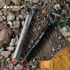 Mountain Fun Outdoor Hiking Hammer Aluminum Camping Tent Flysheet Ground Anchor Hammer Multi-functional Survival Safety Stainless Steel Camp