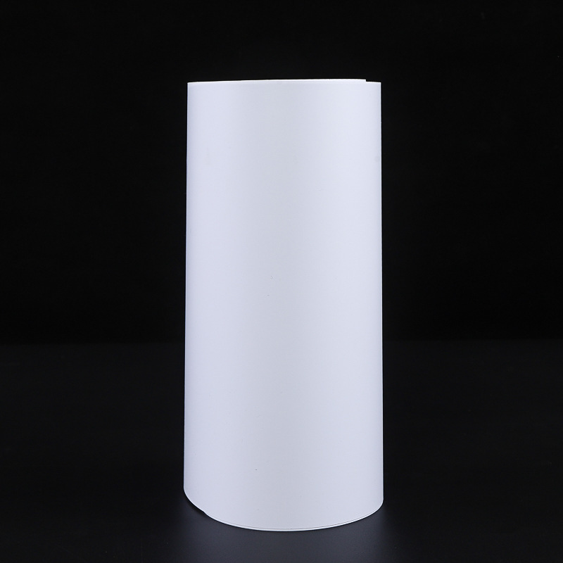 Source Manufacturer Pvc Matte White Plastic Film Custom-Made Plastic Sheet White Frosted Roll Pvc Sheet Customization