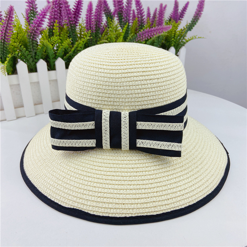 350g Weight Women's Spring And Summer Fashion Beach Foldable Casual Face-covering Grass Hat