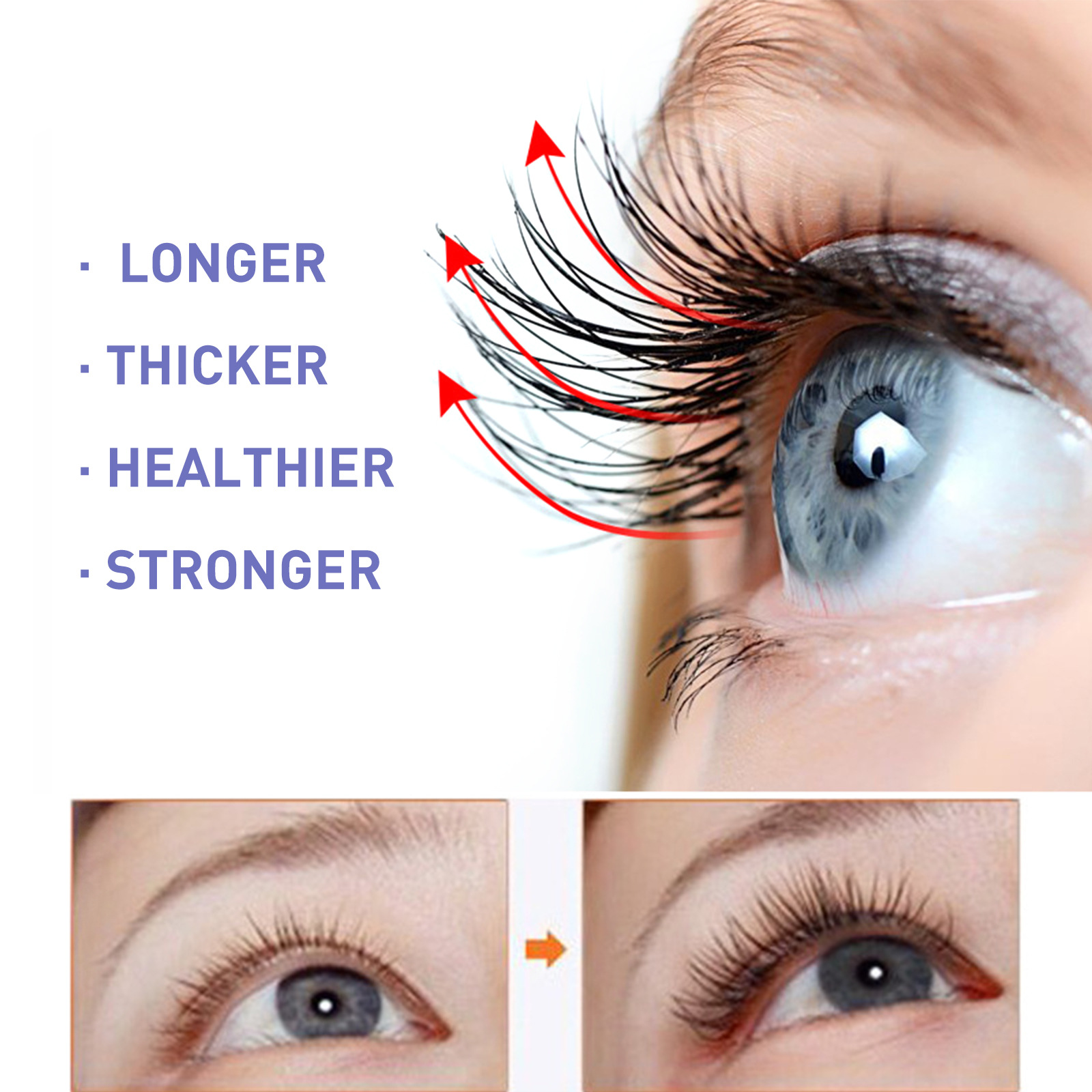 Jaysuing essential oil, traceless slender eyelash liquid, naturally beautiful moisturizing, black curly eyelas_voghion.com