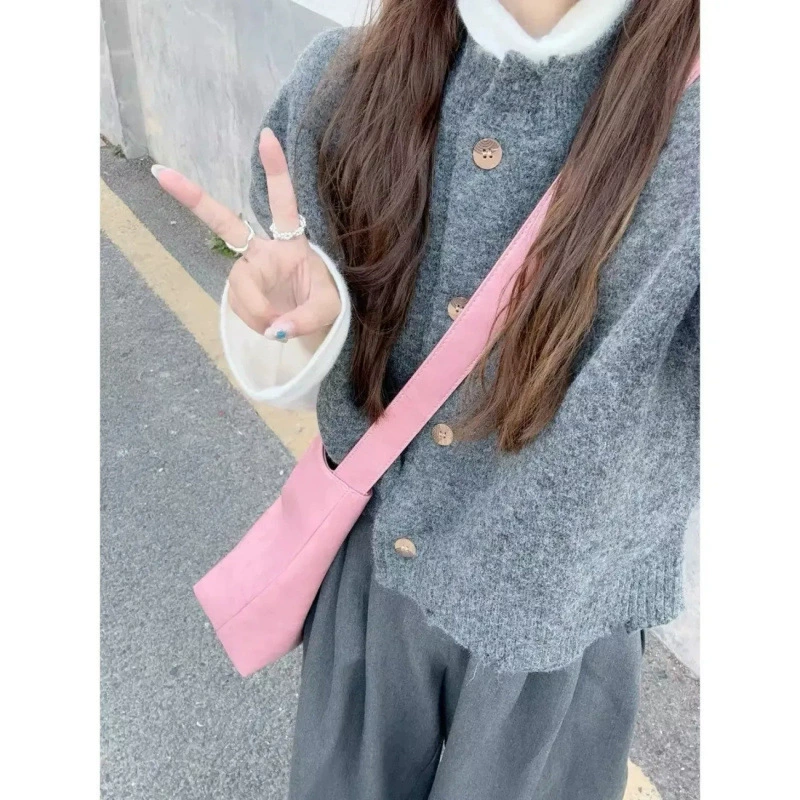 Молочная линия носила раннюю осень, корейская повседневная женская одежда 2024 новая тонкая и покрытая мясом