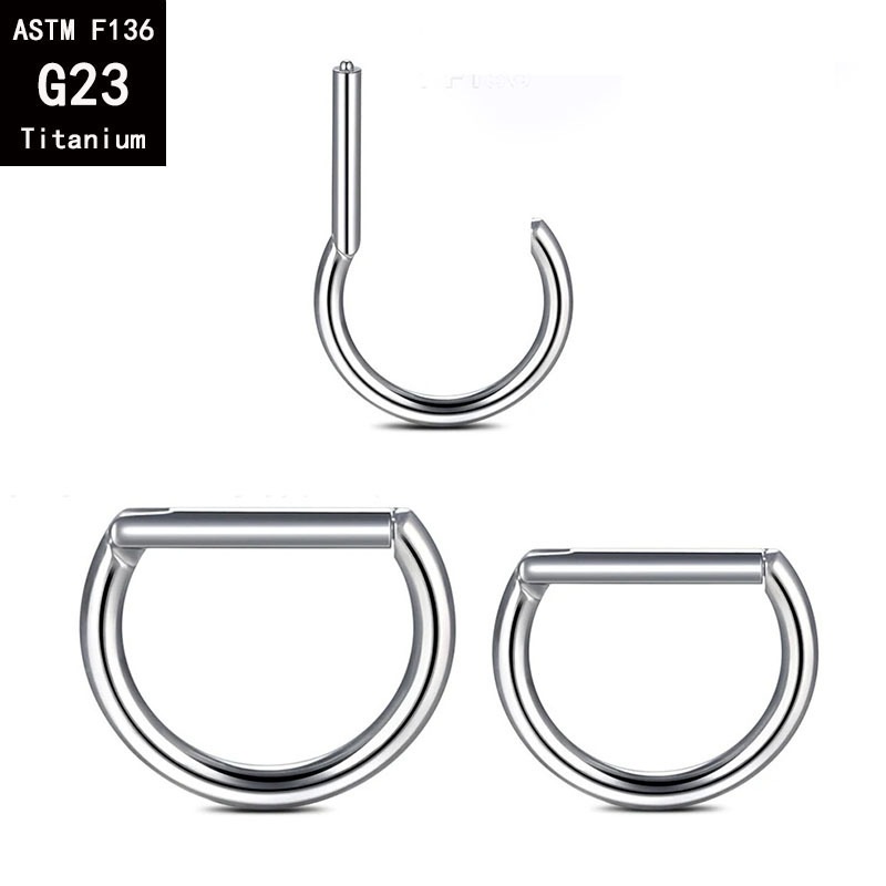 Pointed titanium steel lip stud product view