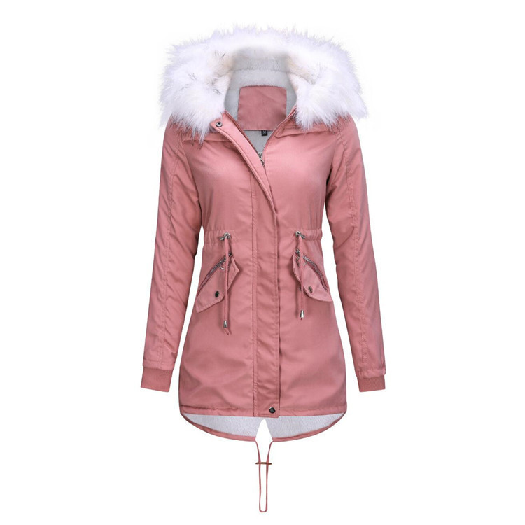 Women's Mid-length Cotton Coat For Women Winter Style_voghion.com