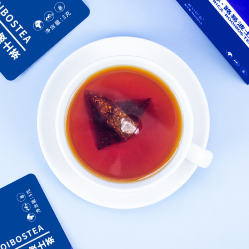 Rooibos tea, South African black tea triangle bag, the same style as Bozhou source factory Rooibos tea thread leaf gorse