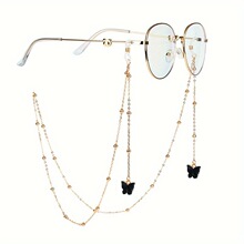 Y 39121 Butterfly Sunglasses Chain �۾����� ����ѷ�羳ŷ����