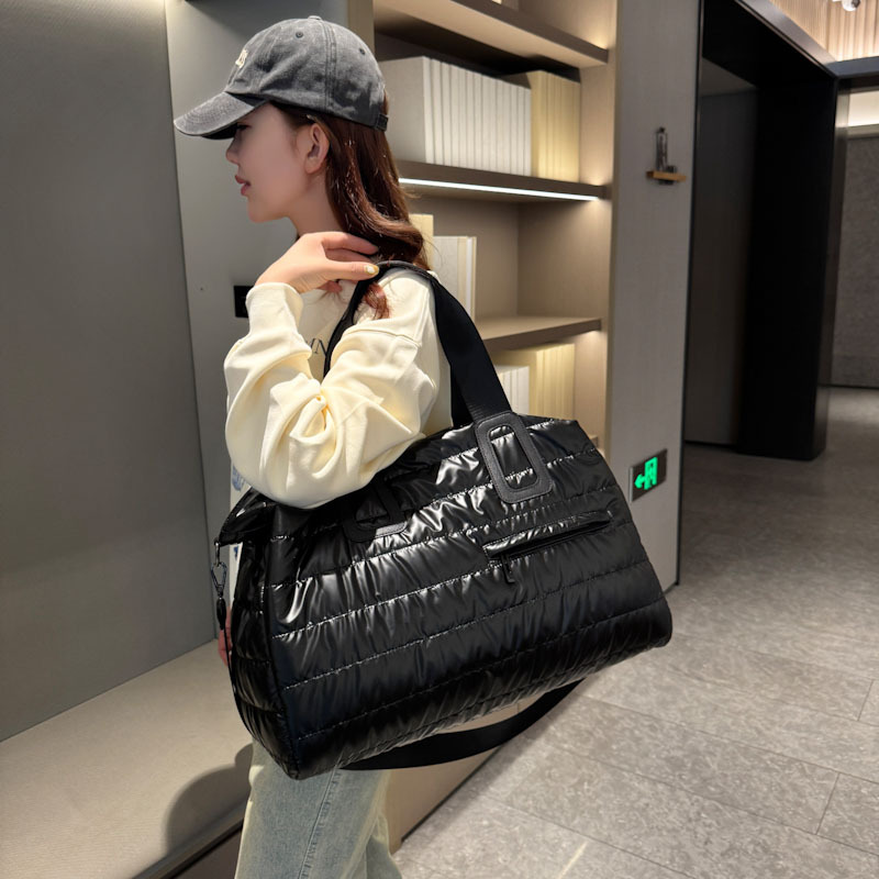 2024 otoño y invierno nuevo algodón bolsa de equipaje bolsa de viaje bolsa de entrenamiento de alta capacidad anti-spersión bolsa deportiva para hombres bolsa de yoga para mujeres