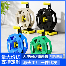 手提式卷线盘可拆卸支架空盘绕绳电缆户外出行房车收线神器卷线盘