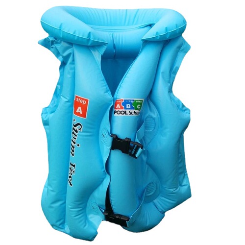 Factory supplies PVC children's inflatable swimsuit, inflatable ABC buoyancy vest, swimming aid swimsuit