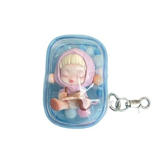 Transparent Pvc Bubble Mart Baby Walking Bag Cotton Doll Bag Portable Outing Display Three-Dimensional Doll Blind Box Storage
