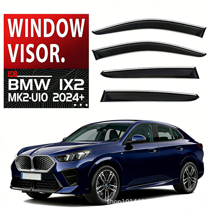 Suitable for Bmw X2 Window Visor, Rain Shield, and Rain Guard for Bmw X2 U10 2024+