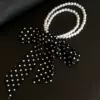 Black necklace from pearl