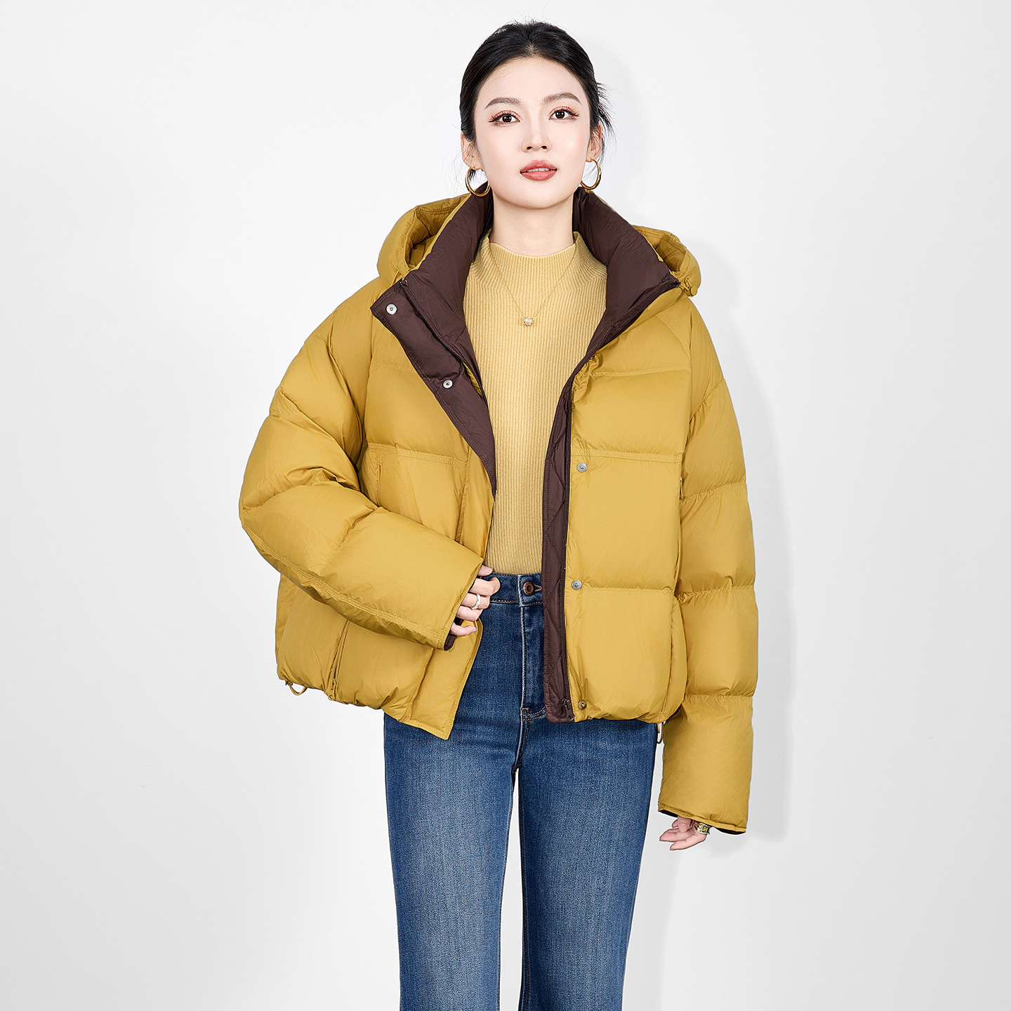 노란색