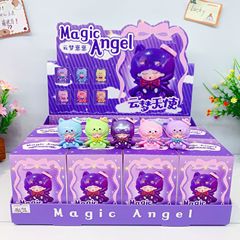 潮玩萌粒魔法天使惊喜盲盒可爱树脂公仔迷你小摆件款式多样装饰品