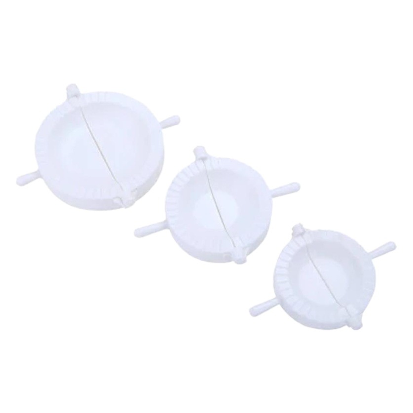 Cocina Helper dumpling hacer molde Tapa dura grande, mediano y pequeño de tres piezas dumpling que hace la máquina/dumpling molde