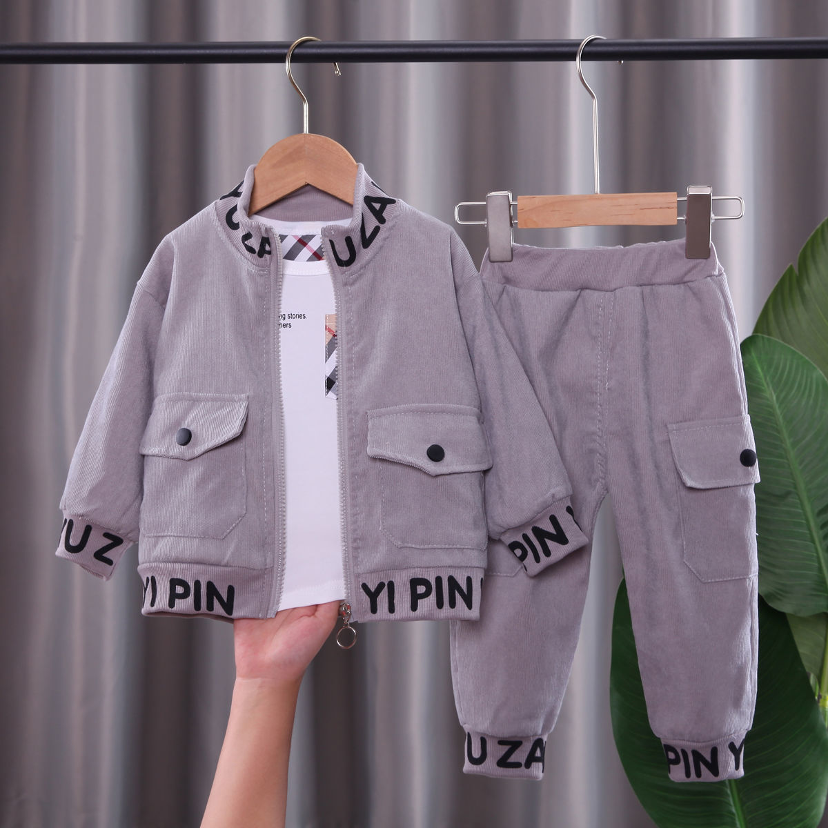 Men and girls spring and autumn set Clothers for Boys and Girls…