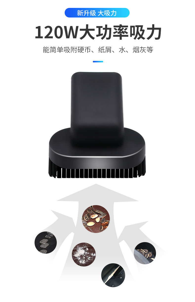 Car Mini Multi-Functional Wet and Dry Vacuum Cleaner, Handheld Portable Car Appliance 120