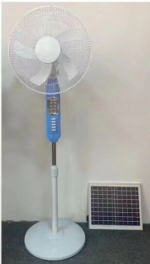 東南アジアの人気交流直流太陽光扇風機セットの首を横に振って充電する扇風機は明かりの台の扇風機を持ちます。|undefined