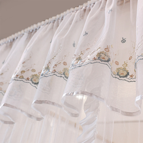 OD59 Wholesale Mosquito Net  New Home Bedroom U-shaped Guide Track Floor Bed Curtain Bracket 1.8 Meter Palace Free