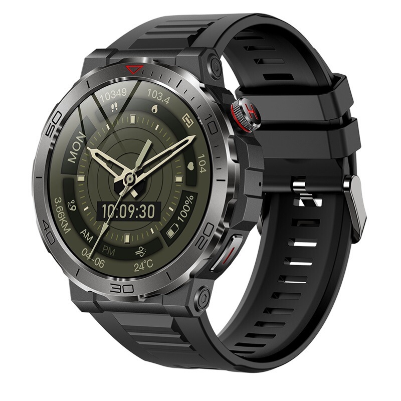 Cross-Border Mk68 Smart Watch 1.43Amoled Screen Outdoor Sports Health Monitoring Compass Bluetooth Call