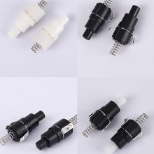 按键开关 手电筒按钮开关 尾部开关 一开一关带弹簧自锁开关