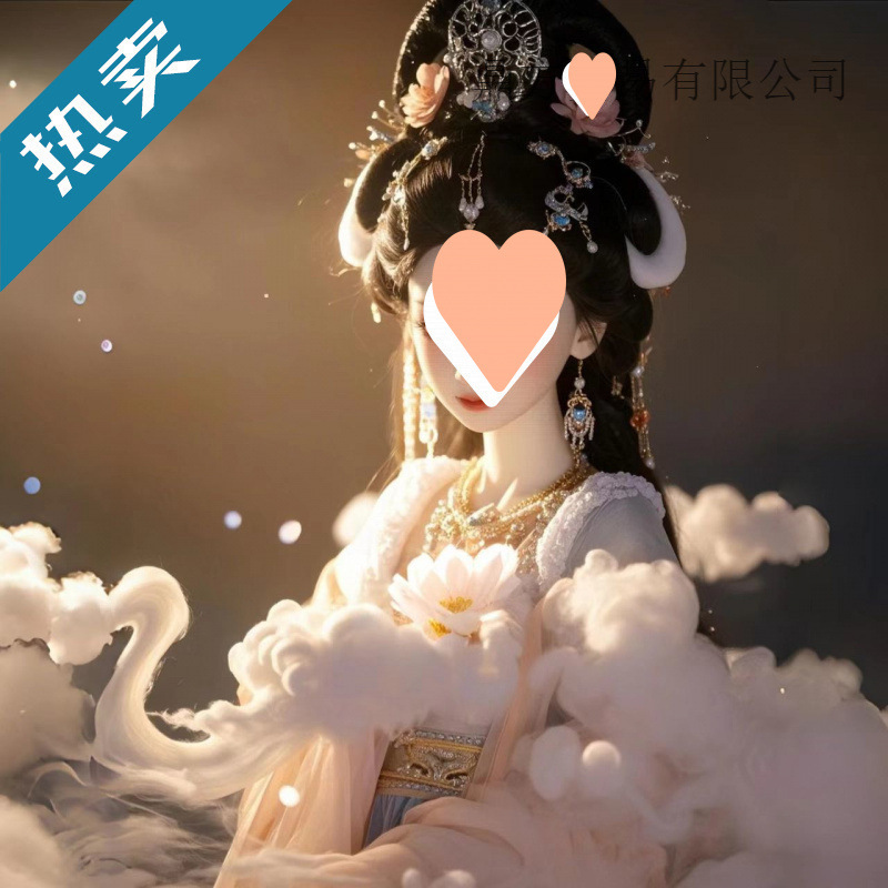 Ancient Style Barbie Doll Toy, Ancient Costume Hanfu Doll, High-Looking Ancient Style Princess Girl Dress-Up Blind Box