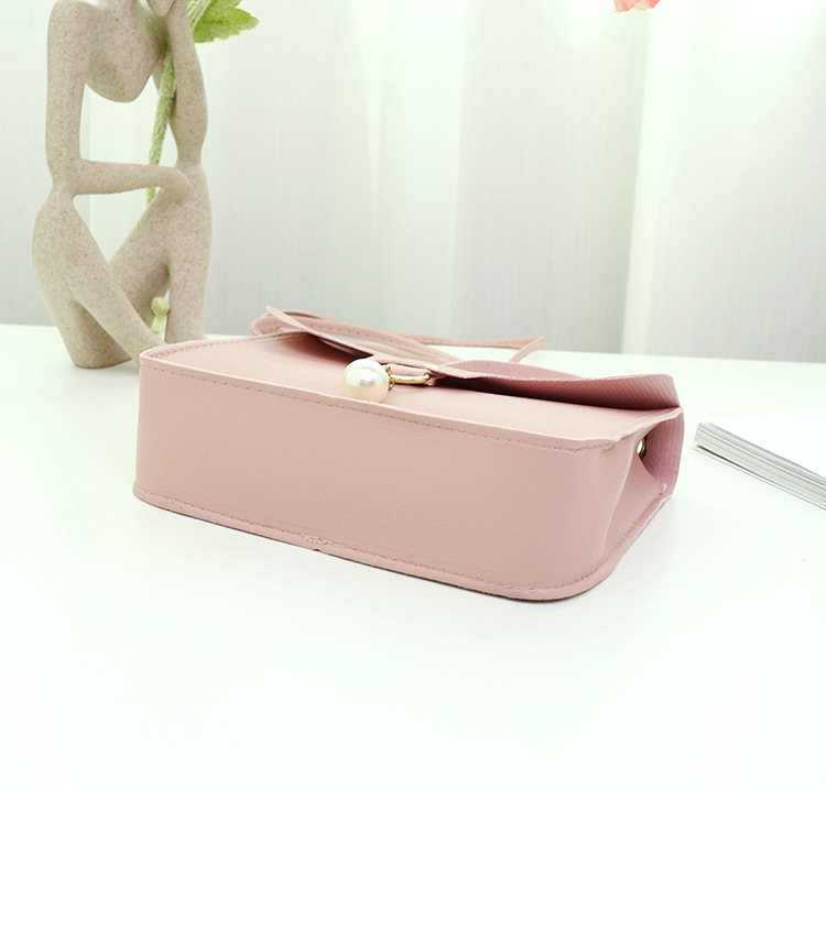 92g Weight Flip Cover Closure Type Single Shoulder Strap Strap Type Handbag Bags Type Daily Occasion Pu Leather Material Waterproof Function Women's Backpack Backpack Solid Color Pattern All Seasons Season Women'S Gender Lock clasp Design Fashion Style Square Shape Sewing Craft Small Size Women's Small All Seasons Pu Leather Fashion Handbag 16