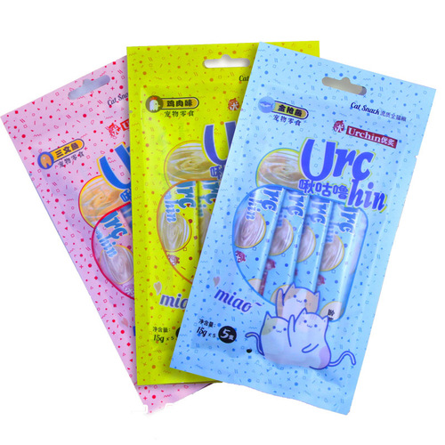 Pet cat snacks wholesale kitten liquid chicken tuna salmon wet food manufacturer and electricity supplier