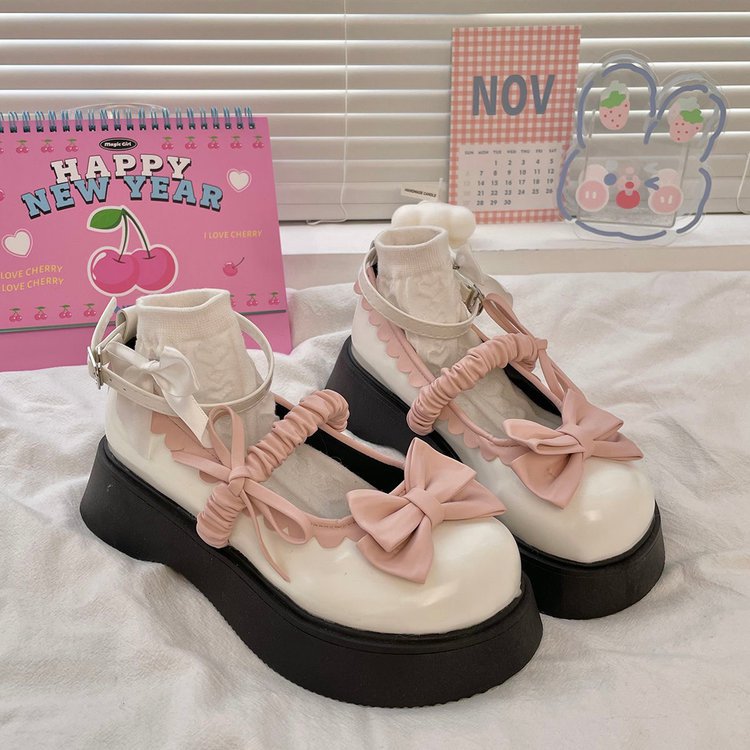 Retro Mary Jane plataforma altura aumento mocasines 2024 nueva moda casual todo partido slip-on Norita zapatos de mujer