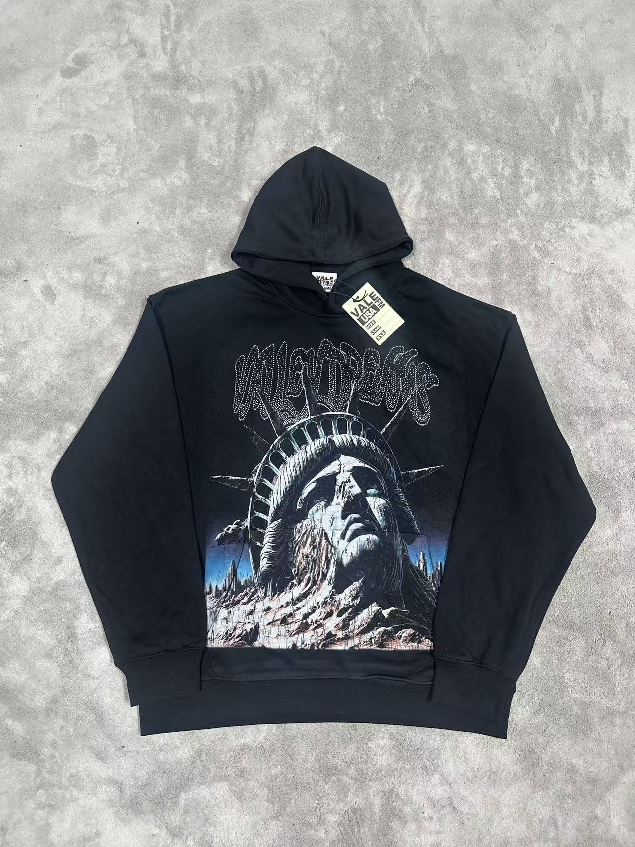 GMABCD Unisex Graphic Print Pullover Hoodie – Relaxed Terry Streetwear - detail 12