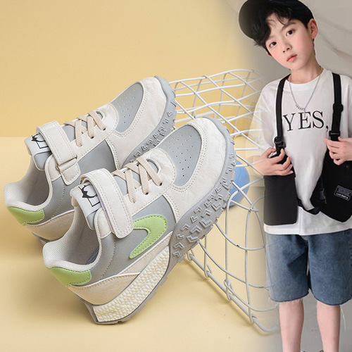 Spring and autumn new outdoor casual sneakers, fashionable wear-resistant running shoes, comfortable velcro sneakers, campus