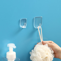Hook strong adhesive wall hanging wall transparent seamless hook kitchen surface punch-free hook adhesive hook wholesale
