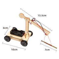 Children's electromagnetic crane technology small craft kindergarten, primary school students science experiment DIY handmade educational toy