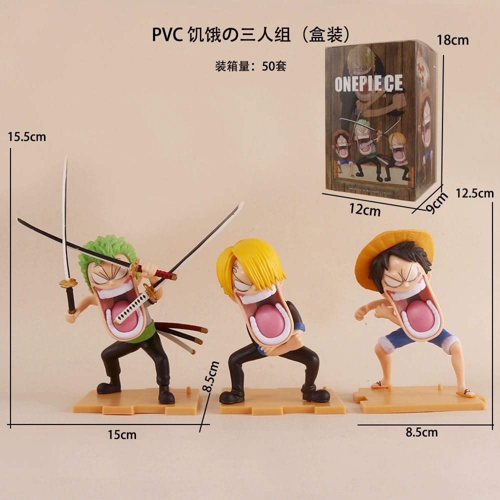 Фигура Luffy из PVC — коллекционная игрушка One Piece, несколько поз и выпусков, в пакетике или на окне