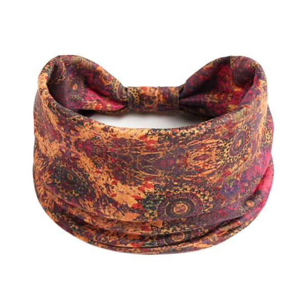 Retro sports headband for yoga