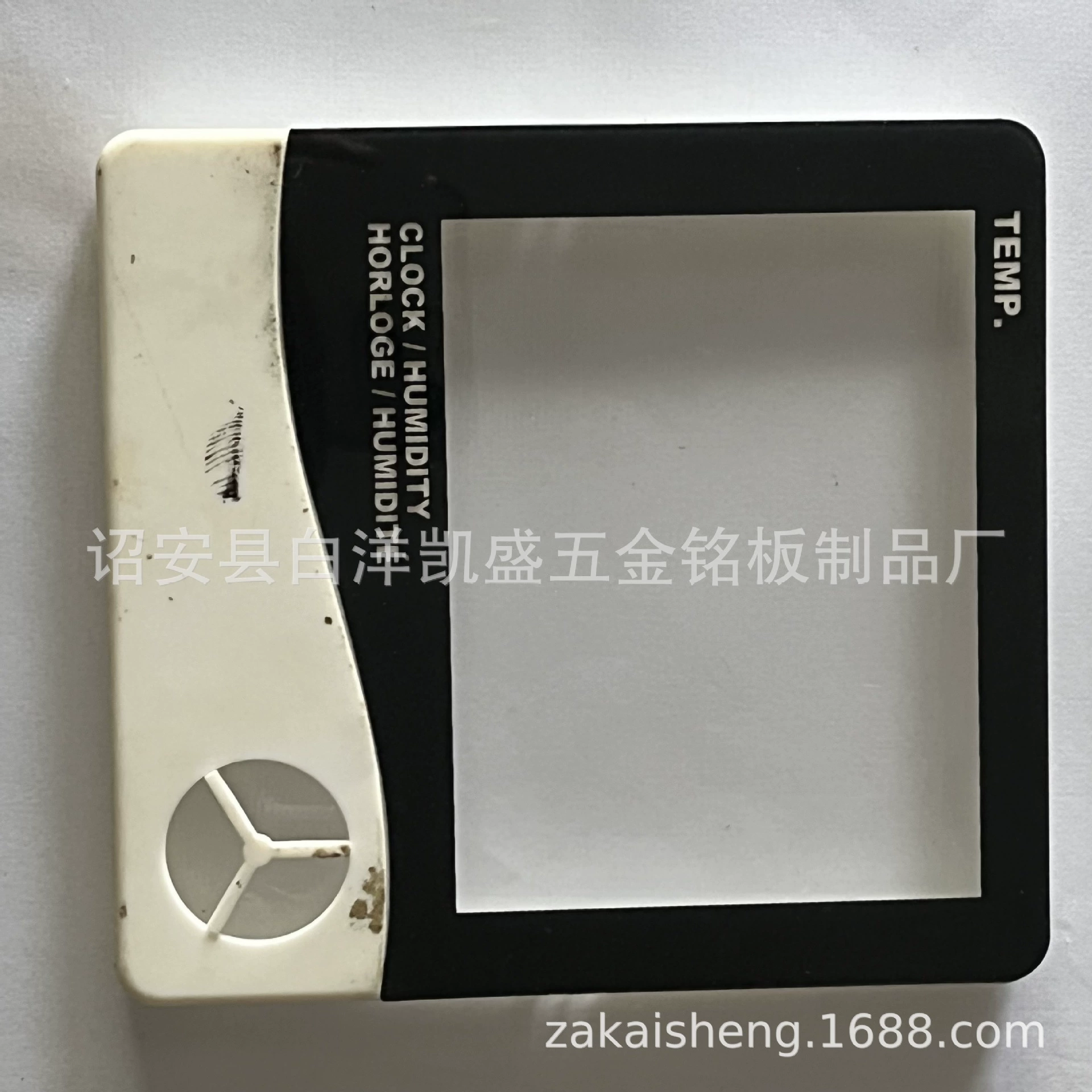 Прямая продажа фабрики HTC электронный термометр прозрачные линзы металлический циферблат ПВХ обработка линз